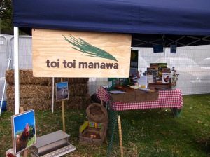 Toi Toi Manawa tent at the Wine and Food Festival